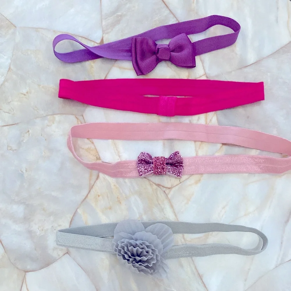 Cute  Adorable bow-knot design  Girls ‎ Princess Headband Set of 4